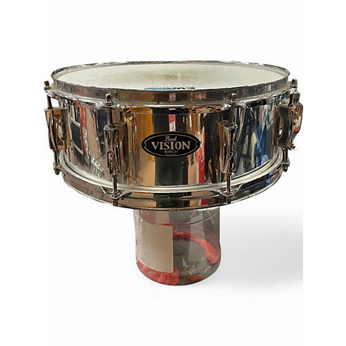 Used Pearl 14in vision birch Chrome Drum Chrome 33