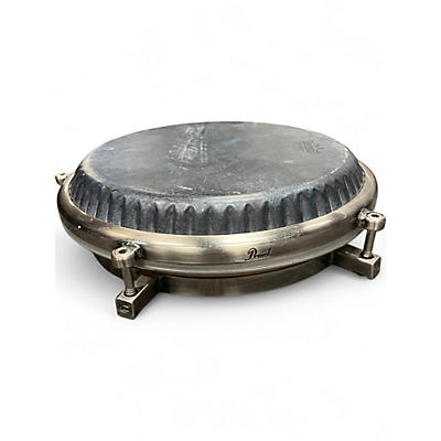 Used Pearl 15in TRAVEL CONGA Chrome Drum