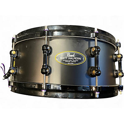 Used Pearl 16X14 MATT HALPERN SIGNATURE BLACK Drum