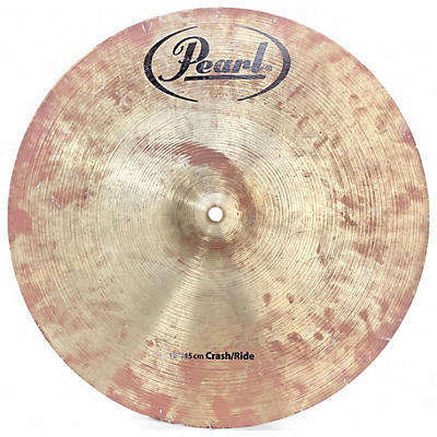 Used Pearl 18in CRASH RIDE Cymbal