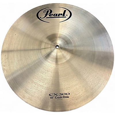 Used Pearl 18in CX300 CRASH RIDE Cymbal