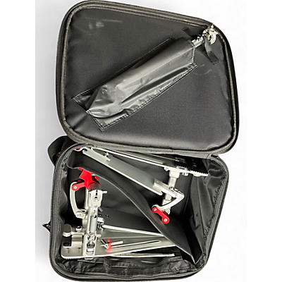 Used Pearl 2 Piece p3502d GRAY Acoustic Drum Pack