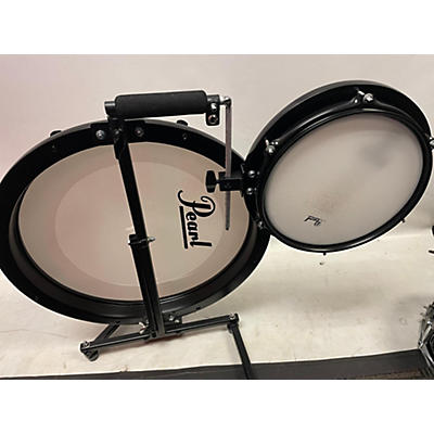 Pearl Used Pearl 2 piece Compact Traveler Black Drum Kit