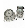 Used Pearl 3 Piece CRYSTAL BEAT ULTRA CLEAR Drum Kit ULTRA CLEAR