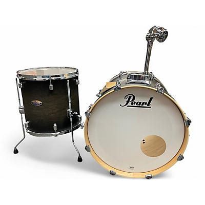 Used Pearl 3 Piece DECADE MAPLE SATIN BLACK BURST Drum Kit