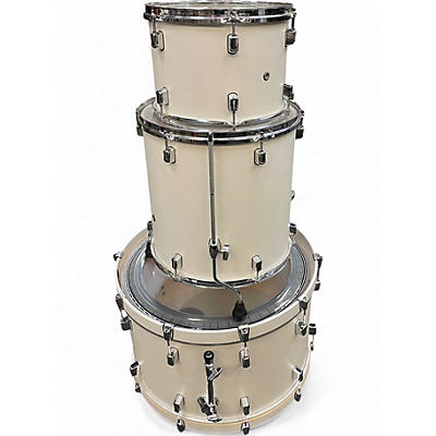 Used Pearl 3 Piece DECADE MAPLE WHITE SATIN PEARL Drum Kit