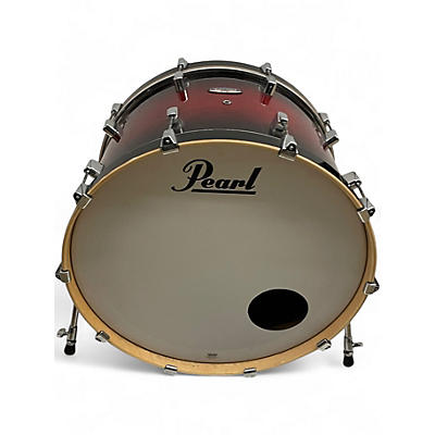 Used Pearl 3 Piece Decade Maple 3 Piece Candy Red Burst Drum Kit