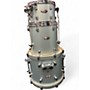 Used Pearl 3 Piece Decade Maple Bop Kit Ice Blue Metallic Drum Kit Ice Blue Metallic