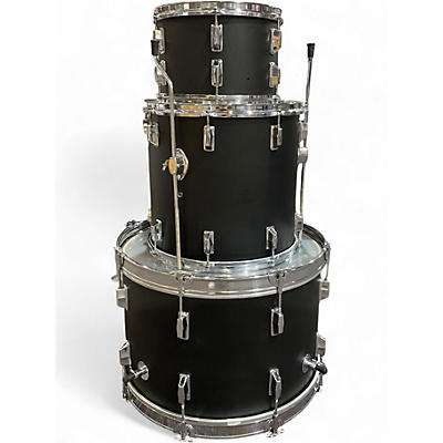 Used Pearl 3 Piece Export Black Drum Kit