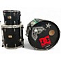 Used Pearl 3 Piece Export Piano Black Drum Kit Piano Black
