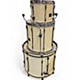 Used Pearl 3 Piece Export Series White Drum Kit White