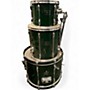 Used Pearl 3 Piece Export green Drum Kit green