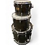 Used Pearl 3 Piece MASTERS CUSTOM Trans Black Drum Kit Trans Black