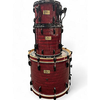 Pearl Used Pearl 3 Piece MASTERS MSX RETROSPEC RED ONYX Drum Kit