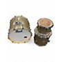 Used Pearl 3 Piece Masters Maple CHAMPAGNE SPARKLE Drum Kit CHAMPAGNE SPARKLE