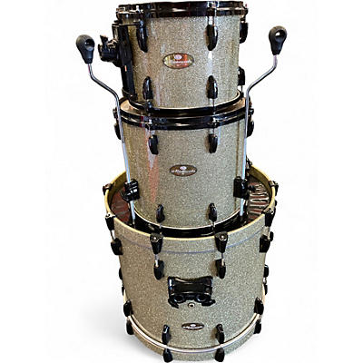 Used Pearl 3 Piece Masterworks Metallic Green Drum Kit