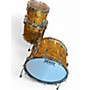 Used Pearl 3 Piece PRESIDENT SUNSET RIPPLE Drum Kit SUNSET RIPPLE