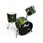 Used Pearl 3 Piece Prestige Session Select Green Drum Kit Green
