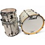Used Pearl 3 Piece Reference Pure-Music City Custom   Pearl White Drum Kit Pearl White