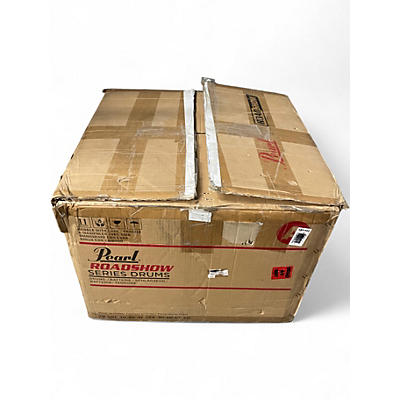 Used Pearl 3 Piece Roadshow Black Drum Kit