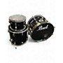 Used Pearl 3 Piece SESSION DRUM KIT Black Drum Kit Black