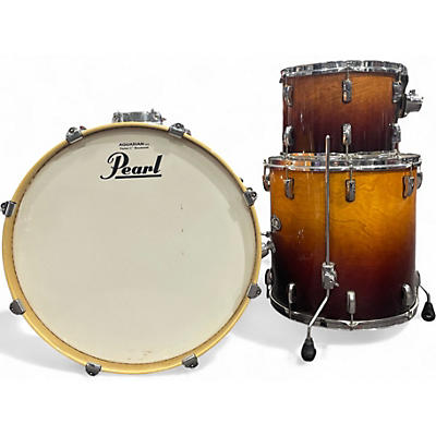 Used Pearl 3 Piece Vision 2 Color Sunburst Drum Kit