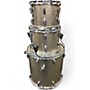 Used Pearl 3 Piece Vision Gold Sparkle Drum Kit Gold Sparkle