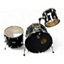 Used Pearl 3 Piece WORLD SERIES Black Drum Kit Black