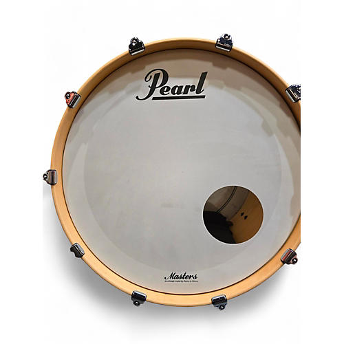 Pearl Used Pearl 3 piece Masters Maple Complete Satin Natural Burst Drum Kit Satin Natural Burst