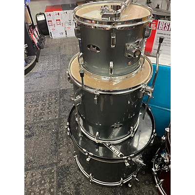 Used Pearl 3 piece Roadshow Blue Drum Kit