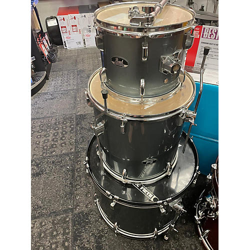 Pearl Used Pearl 3 piece Roadshow Blue Drum Kit Blue