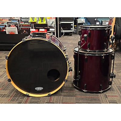 Pearl Used Pearl 3 piece Vision Burgundy Drum Kit