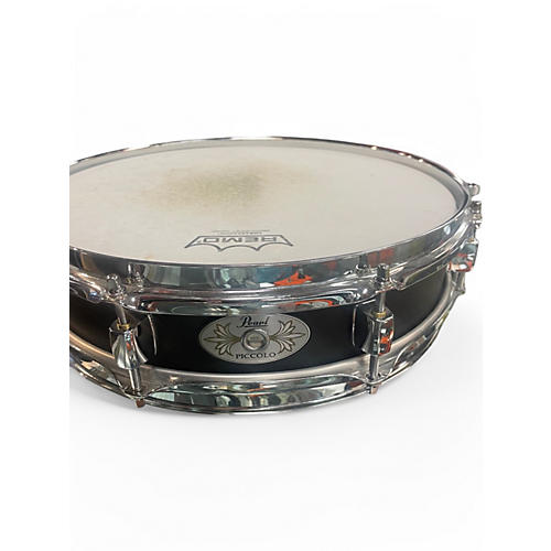 Used Pearl 3.5X13 Piccolo Snare Black Drum Black 71