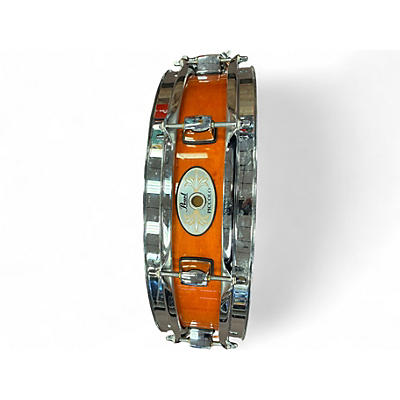 Used Pearl 3.5X14 Power Piccolo Snare Orange Drum