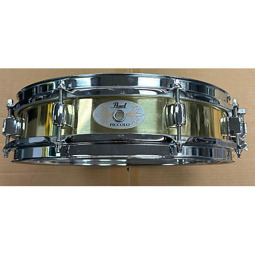 Pearl Used Pearl 3X13 Brass Piccolo Drum Gold Gold 72