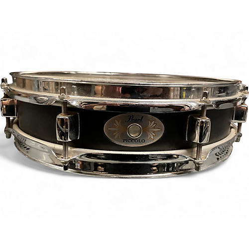 Used Pearl 3X13 Power Piccolo Snare Black Drum Black 72