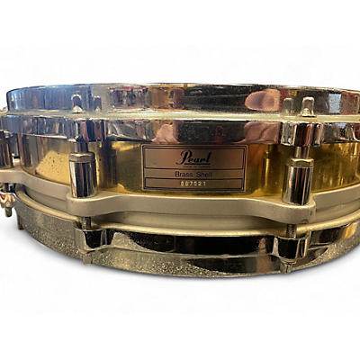 Used Pearl 3X14 Free Floating Snare BRASS Drum