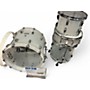 Used Pearl 4 Piece CRYTSAL BEAT FROST Drum Kit FROST