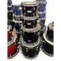 Used Pearl 4 Piece DECADE MAPLE Black Drum Kit Black