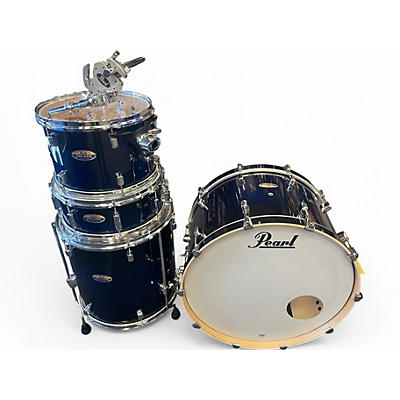 Used Pearl 4 Piece Decade Maple Blue Burst Drum Kit