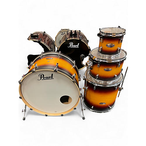 Used Pearl 4 Piece Decade  Maple classic satin amburst Drum Kit classic satin amburst