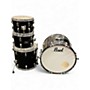 Used Pearl 4 Piece EXPORT SERIES Black Drum Kit Black