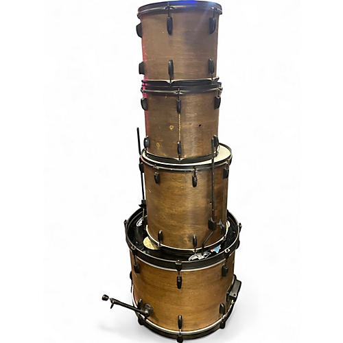 Used Pearl 4 Piece EXPORT Walnut Drum Kit Walnut