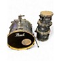 Used Pearl 4 Piece EXR Export SERIES BLACK STRATA Drum Kit BLACK STRATA