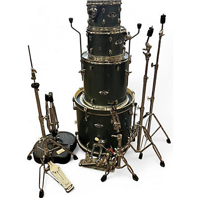 Used Pearl 4 Piece Export Aqua Blue Drum Kit