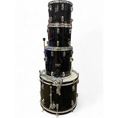 Used Pearl 4 Piece Export BLACK Drum Kit