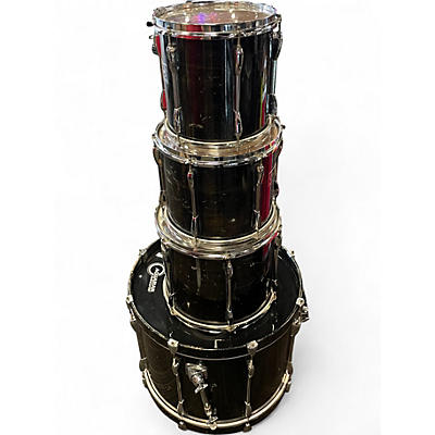 Used Pearl 4 Piece Export BLACK Drum Kit