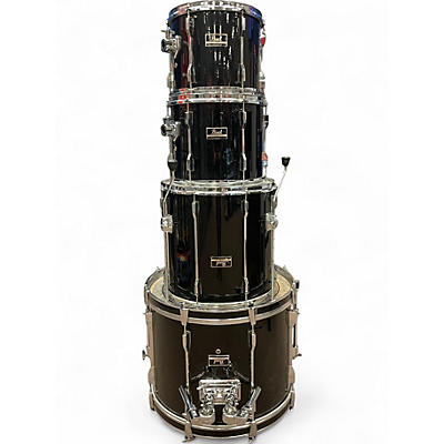 Used Pearl 4 Piece Export BLACK Drum Kit