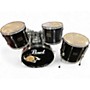 Used Pearl 4 Piece Export Black Drum Kit Black