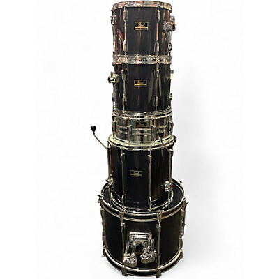 Used Pearl 4 Piece Export Black Drum Kit